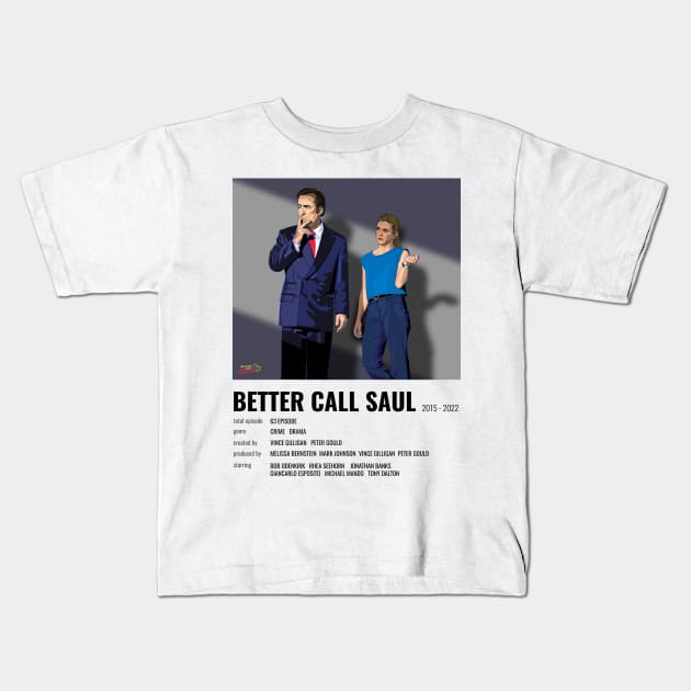 Better Call Saul Polaroid style Kids T-Shirt by Laksana Ardie Store